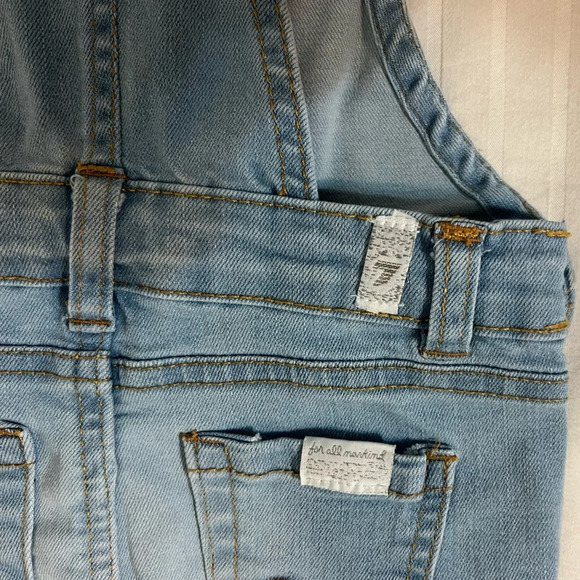 7 for All Mankind Denim Overalls. Baby Toddler Overalls Size 24 months - Picture 3 of 10